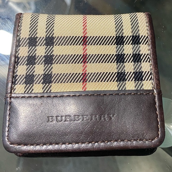 BURBERRY NOVA CHECK LEATHER classic print case WALLET 2385 - Picture 5 of 10
